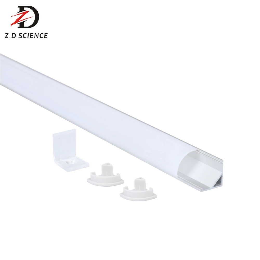 V Shape Aluminum Channel Profile 90 Degrees Angle for LED Strip lights