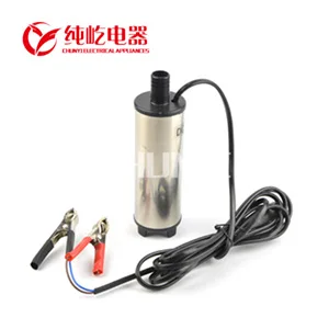 DC12V/24V  electrical 12 volt pump  truck oil diesel fuel pump 38mm/51mm diameter diesel transfer pump submerged pump