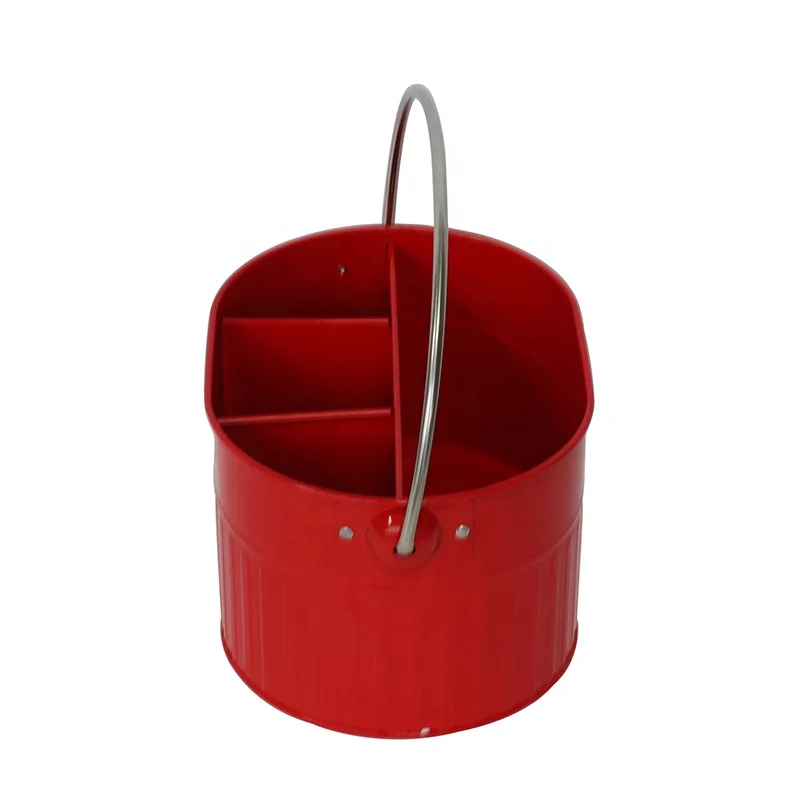 Hot sale flatware storage solution metal silverware organizer