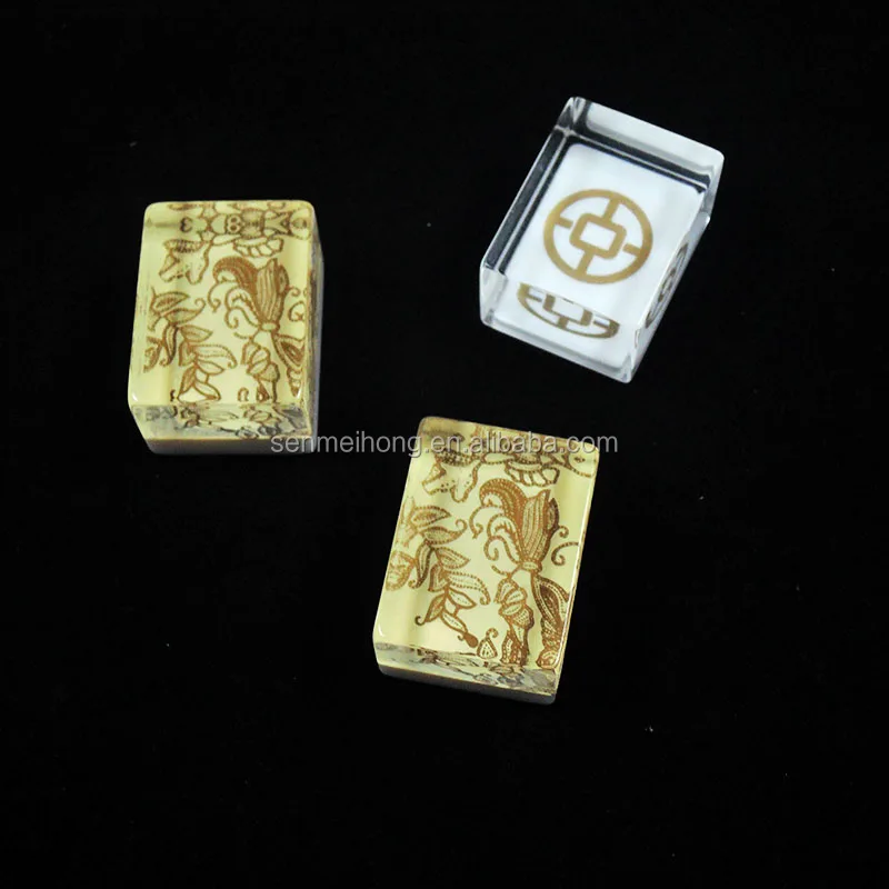 Custom Different Types High-grade Traveling Gift Mahjong Tiles with Logo