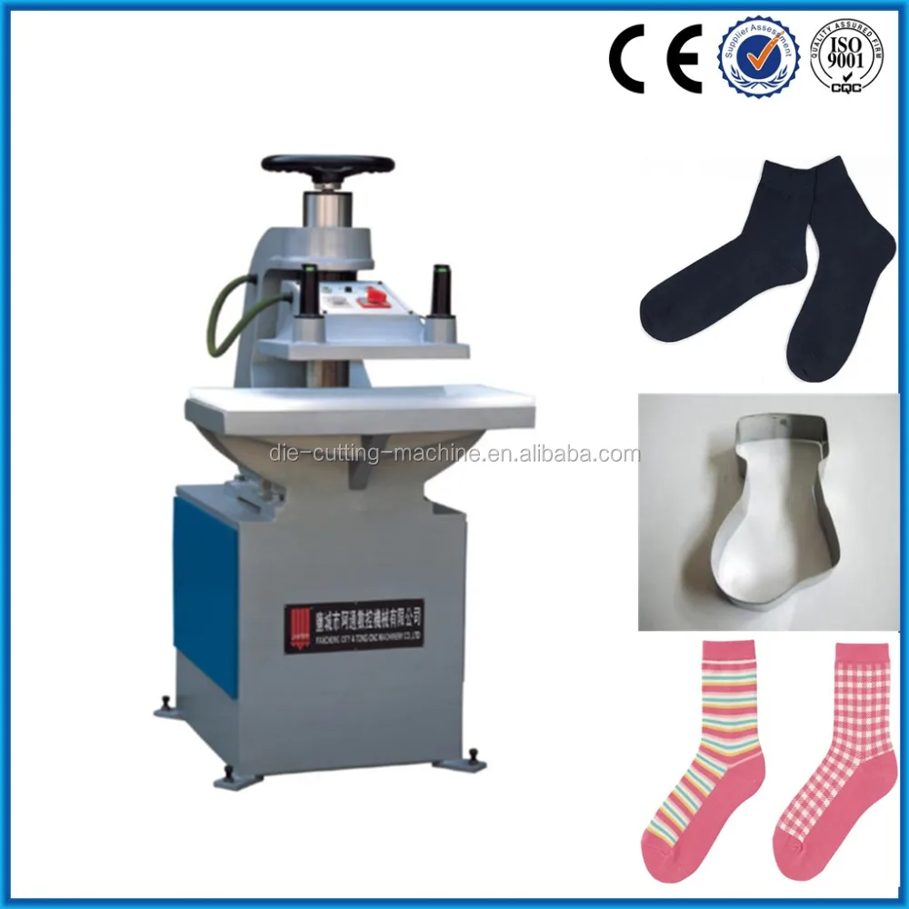 China Supplier Swing Arm Die Cutting Press Foam Leather Clicking Machine