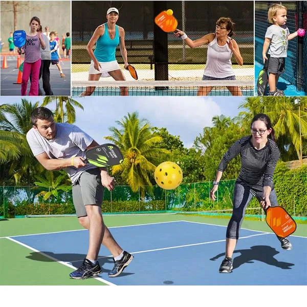 Quality PP Core Carbon Surface Pickleball Paddle Blue Pickleball Paddle