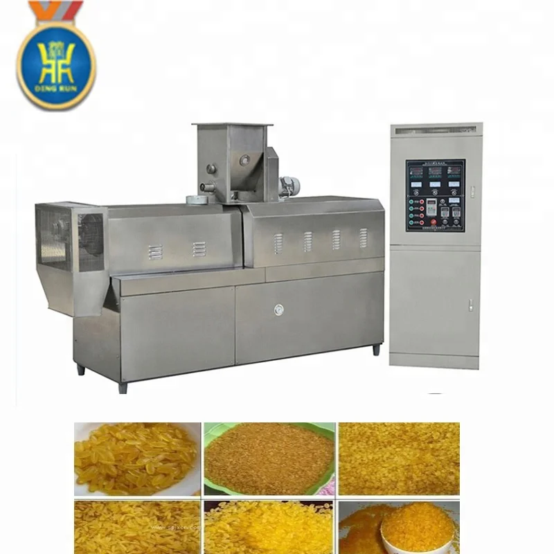 Automatic artificial rice processing line High capacity artificial rice making machine