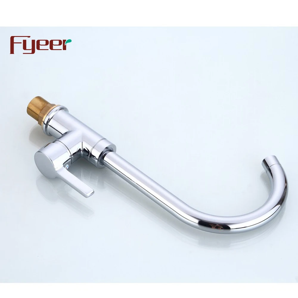 Fyeer Factory Price Cheap Ceramic Valve Brass Kitchen Sink Faucet
