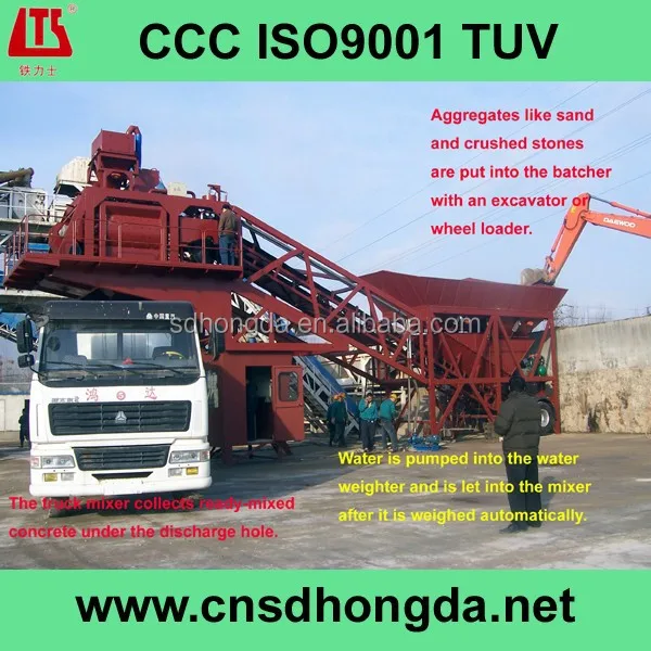 Mobile Concrete Batching Plants (YHZS35-75)