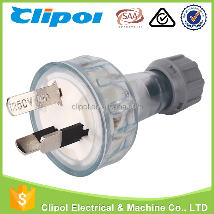 Австралия SAA 3pin электрические вилки и розетки плоский разъем удлинителя