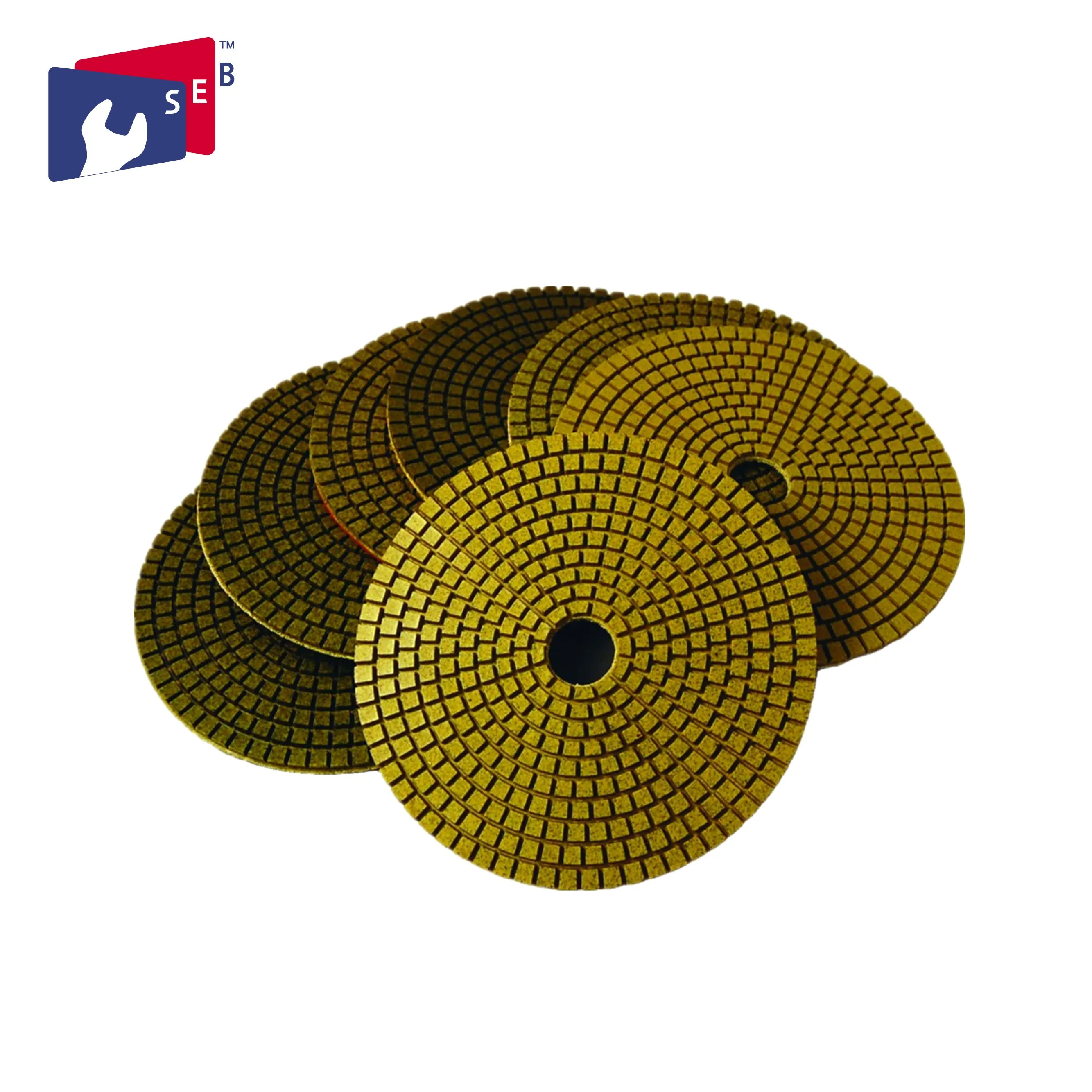 100 мм Алмазный Полировочный диск колодки для травертин SEB-PP110602