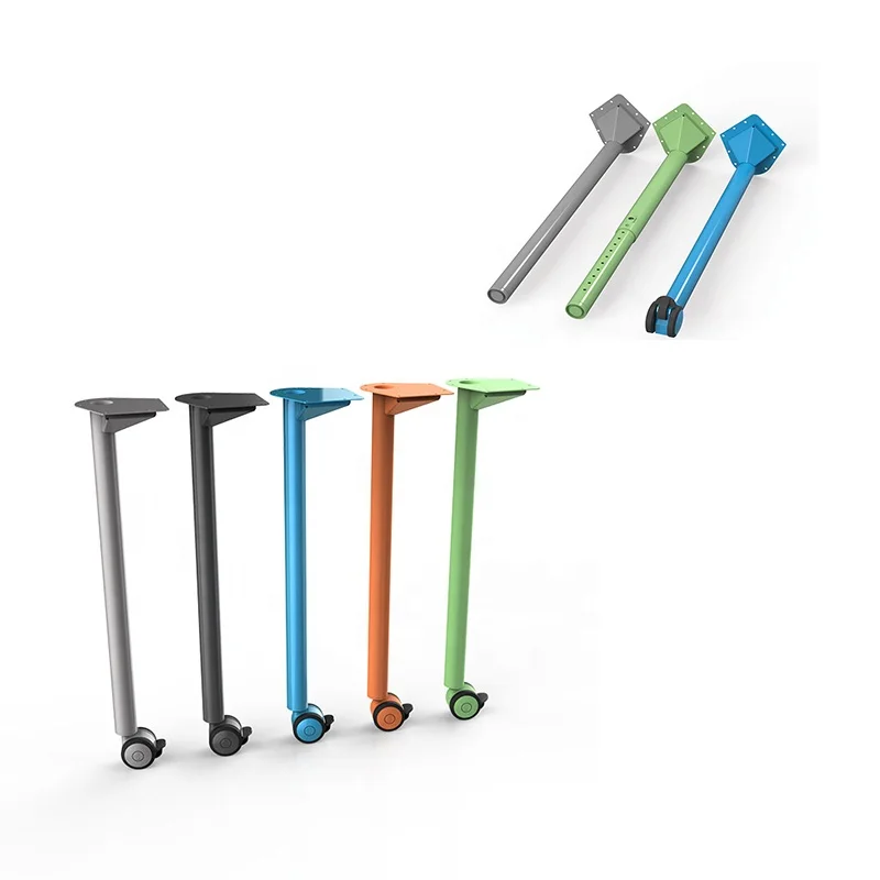 Office Furniture Splicing Working Table Trapezoid Table Shape Office Activity Team Coffee Table For Meeting Whiteboard Classroom