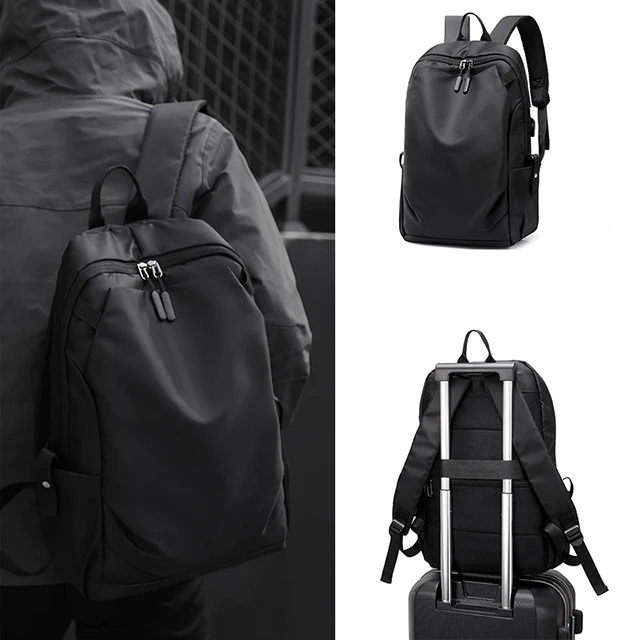 
2019 trend new waterproof nylon cloth backpack fashion casual tide male computer bag school laptop backpack girl 