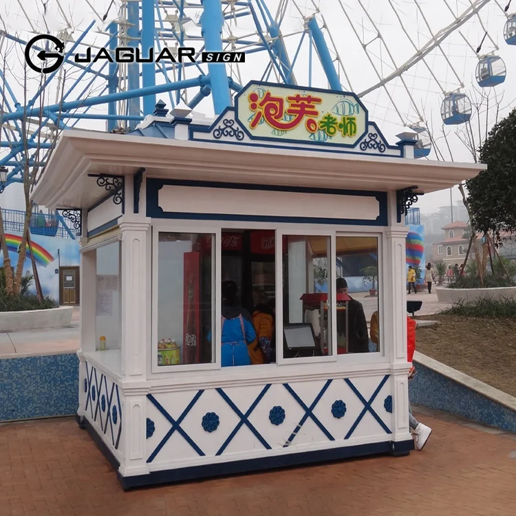 Factory supply free design custom outdoor retail food booth street kiosk for sale