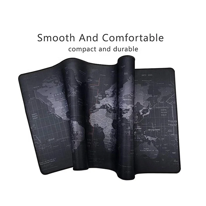 World Map Extended Gaming Mouse Pad,Wholesale Custom Office Computer Desk Pad,Promotion Sublimation printing gaming mousepad