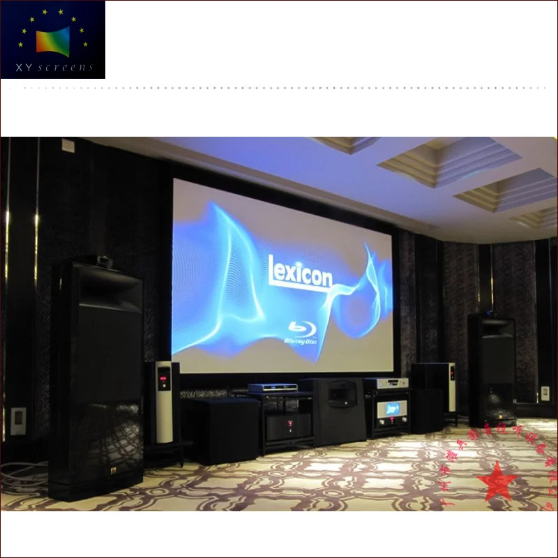 80inch Anti-Light Eye-Protecting Narrow Frame UST PET Projector Screen for Laser Projector TV