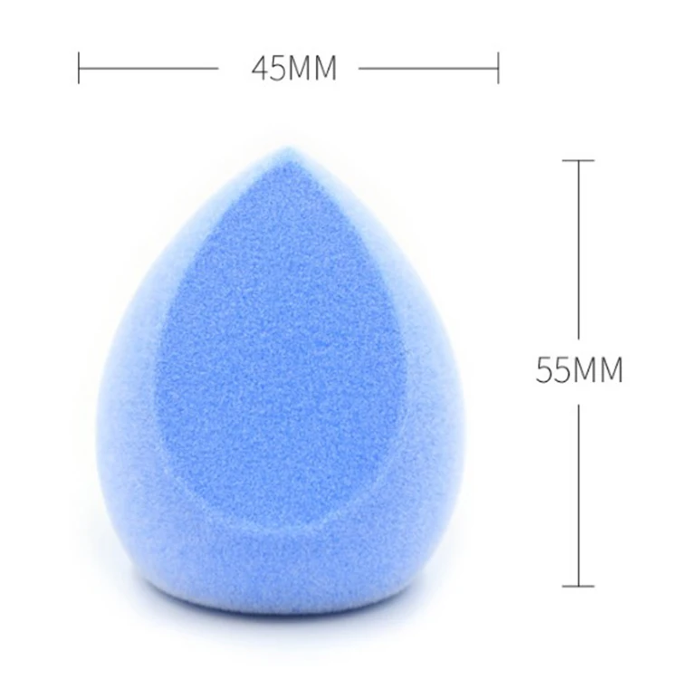 Top Seller Cosmetics Flocked Beauty Sponge Dual Layer Fuzzy Velvet Microfiber Makeup Blender