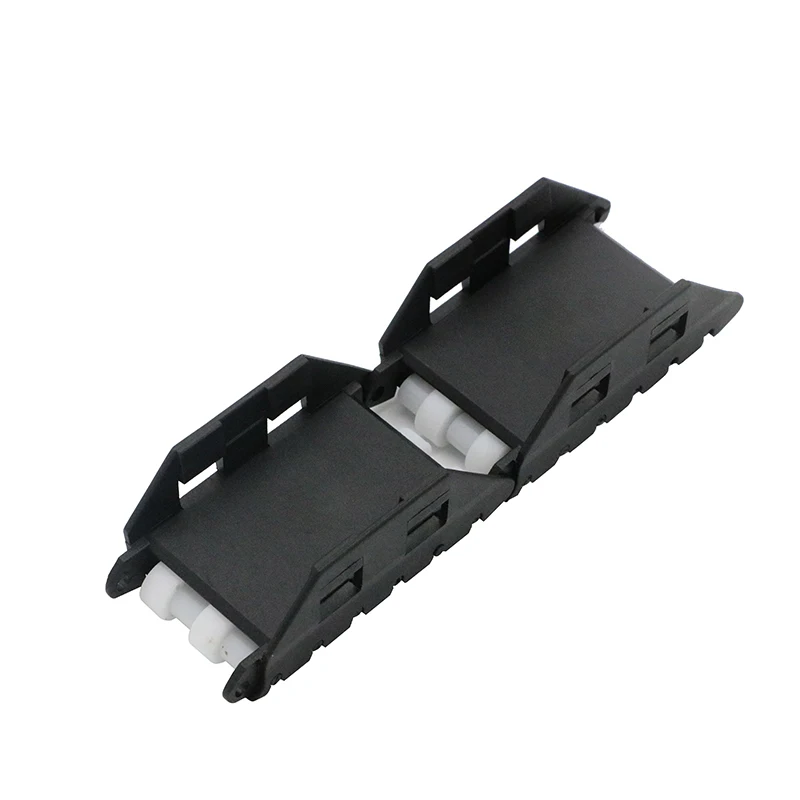 H580-32 рамка в пом (черный) и рулонные шторы в Полиамид PA (белый) Ролик боковая направляющая