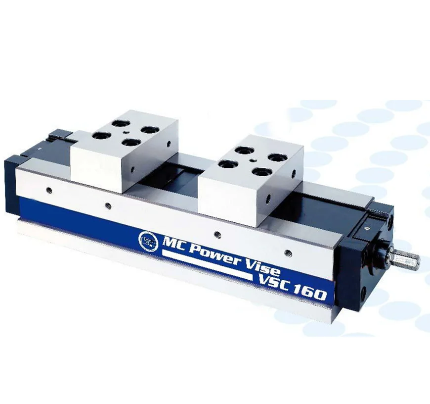 Double clamping self-centering precision vice