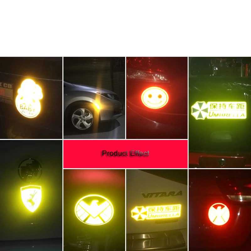 Customized  warning reflective stickers engineering grade reflective labels car sticker