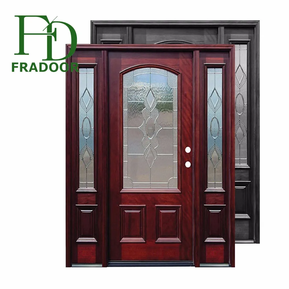 Latest Design Solid Wood Spanish Style Doors