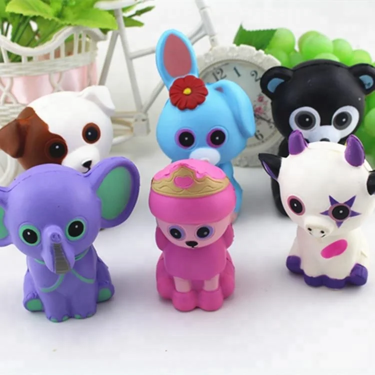
High quality super soft Kawaii slow rising squishy animal toys 