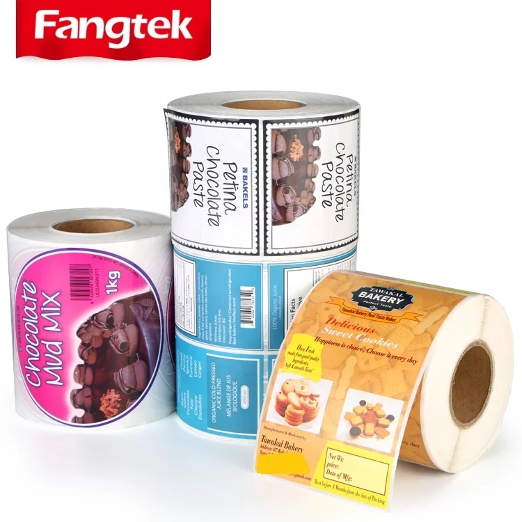 Custom Packaging label Adhesive Paper Sticker Printing  Printed Waterproof  label for  Wine Liquor Bottle