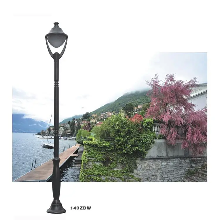 
Euro Style Antique Design Steel Light Pole, Galvanized Yard Light Poles 