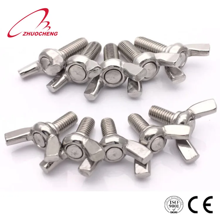 Hot Sale DIN316 Stainless Steel butterfly Wing Bolt