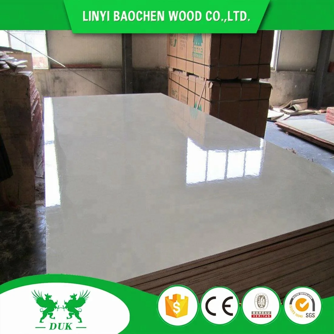 16mm white formica plywood to Israel