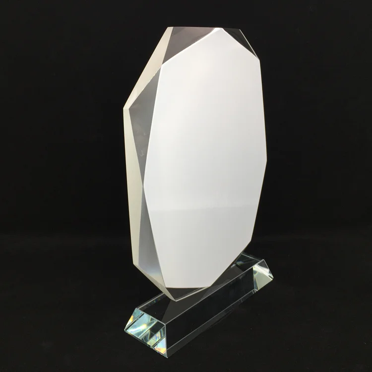 3D Blank Sublimation Crystal Octagonal Shape Personalized Photo Crystal