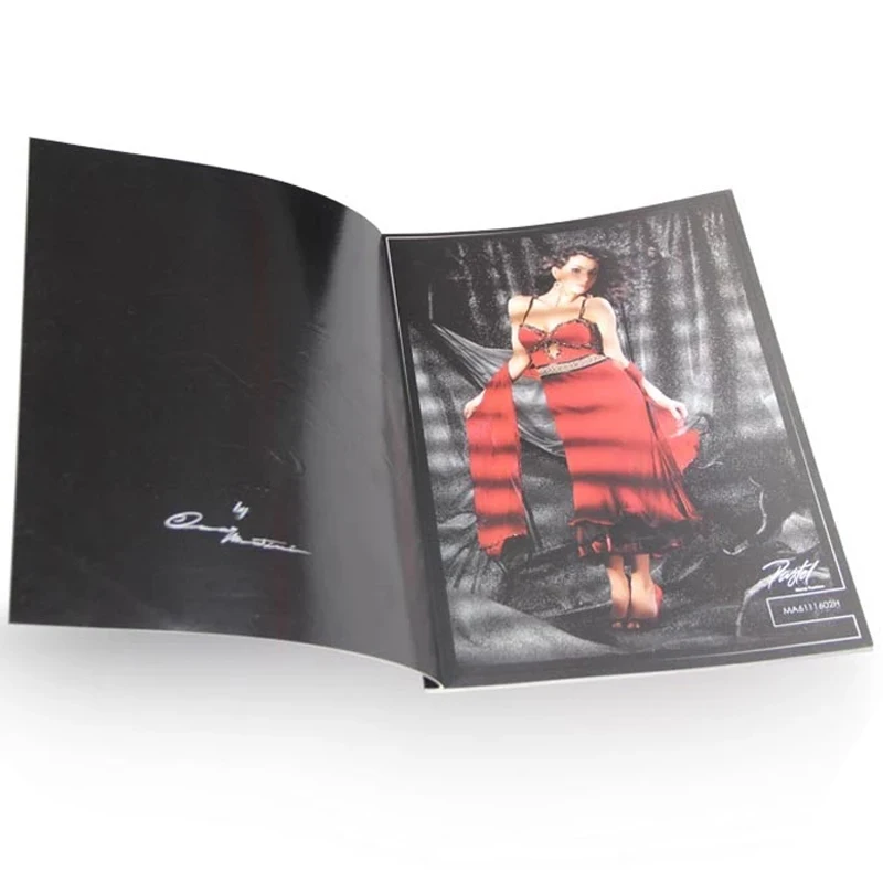 
Fashion Women Fashion Dress show / garment perfect binding zine / magazine printing 