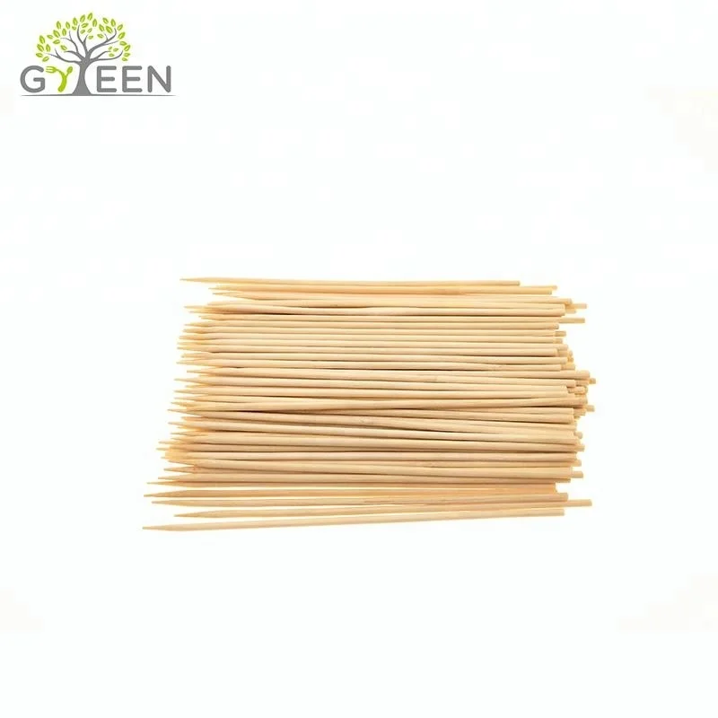 Bamboo Marshmallow Roasting Sticks for BBQ Tool Skewers TOOLS Not Coated 12 Per Kit Round Shape All-season Bulk Packing