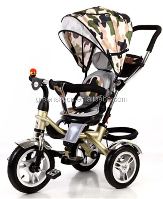 2021 kids ride on car tricycle stroller/ tricycle stroller bike/baby tricycle stroller