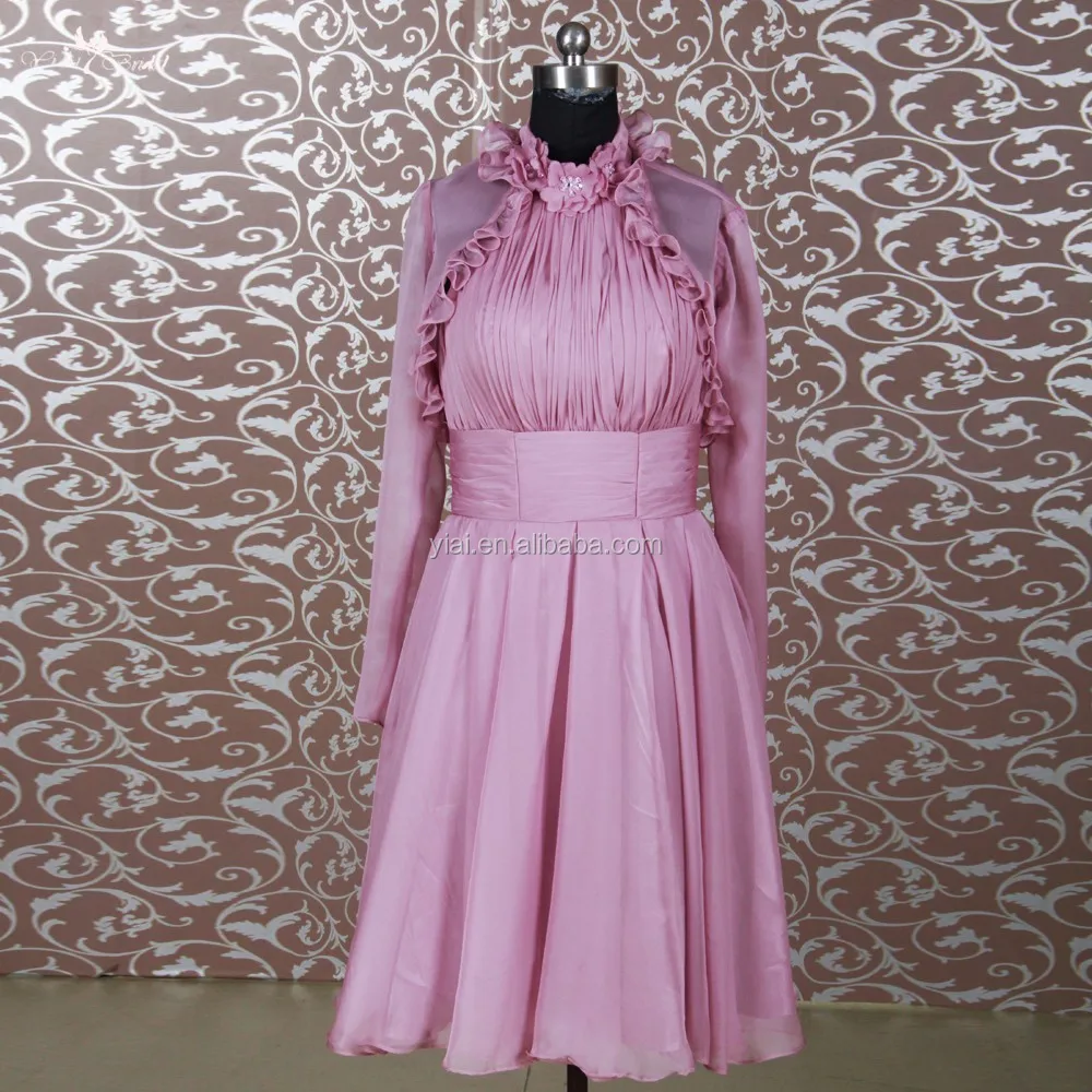 
RSE684 Halter Neckline Knee Length Lavender Floral Mother Of The Bride Dresses With Jacket 