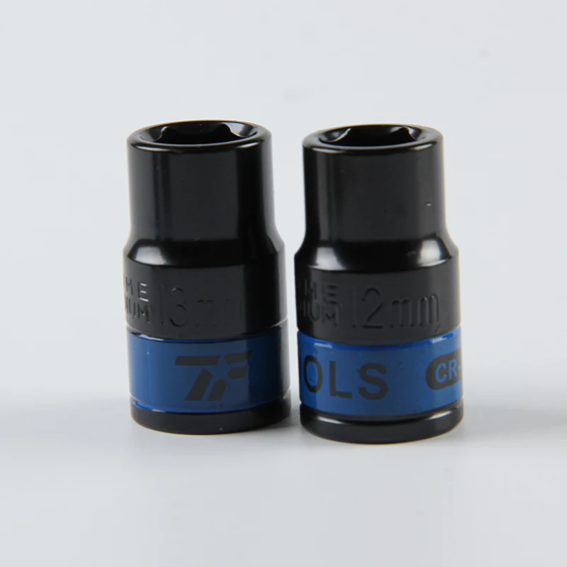 Черный хромированный Dr-разъем 1/2 дюйма для авторемонта