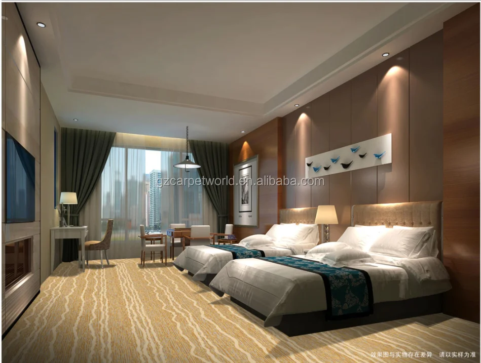 Top Belgium Carpet Machine Made New Zealand Wool Wilton carpet Star Hotel Room Carpet