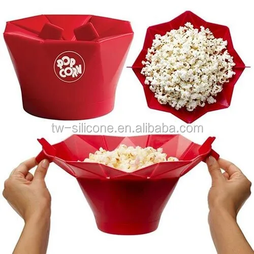 Newest Healthy Microwave Silicone Popcorn Popper Maker