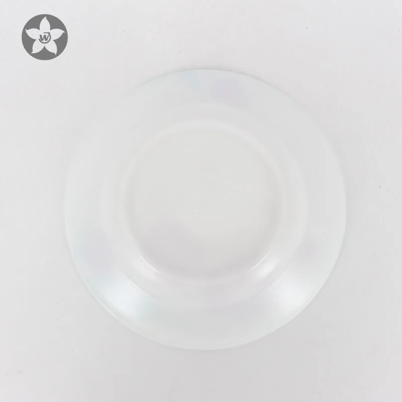 Heat resistant opal glassware opal glass dinnerware soup plate with decor