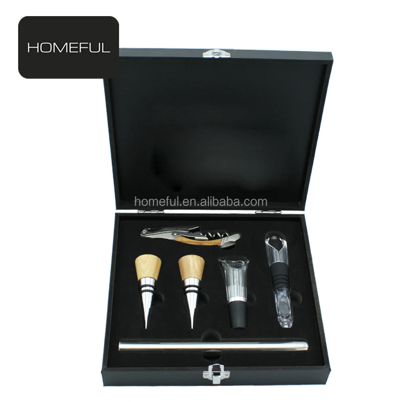 laguiole set 6-piece wine bottle opener wine bottle opener set wine opener gift set