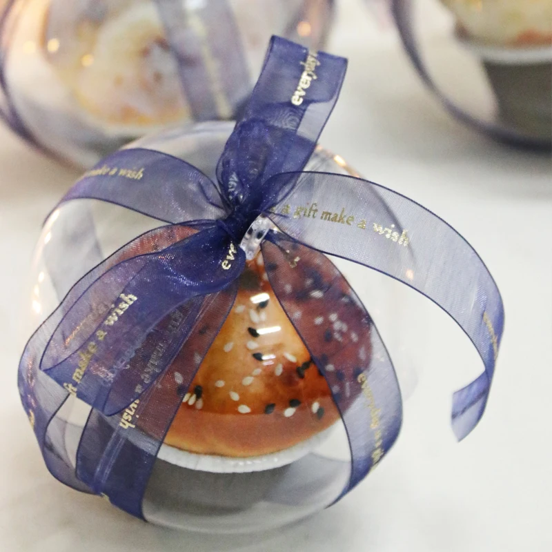 
Premium sheer matte organza gift wired ribbon roll 