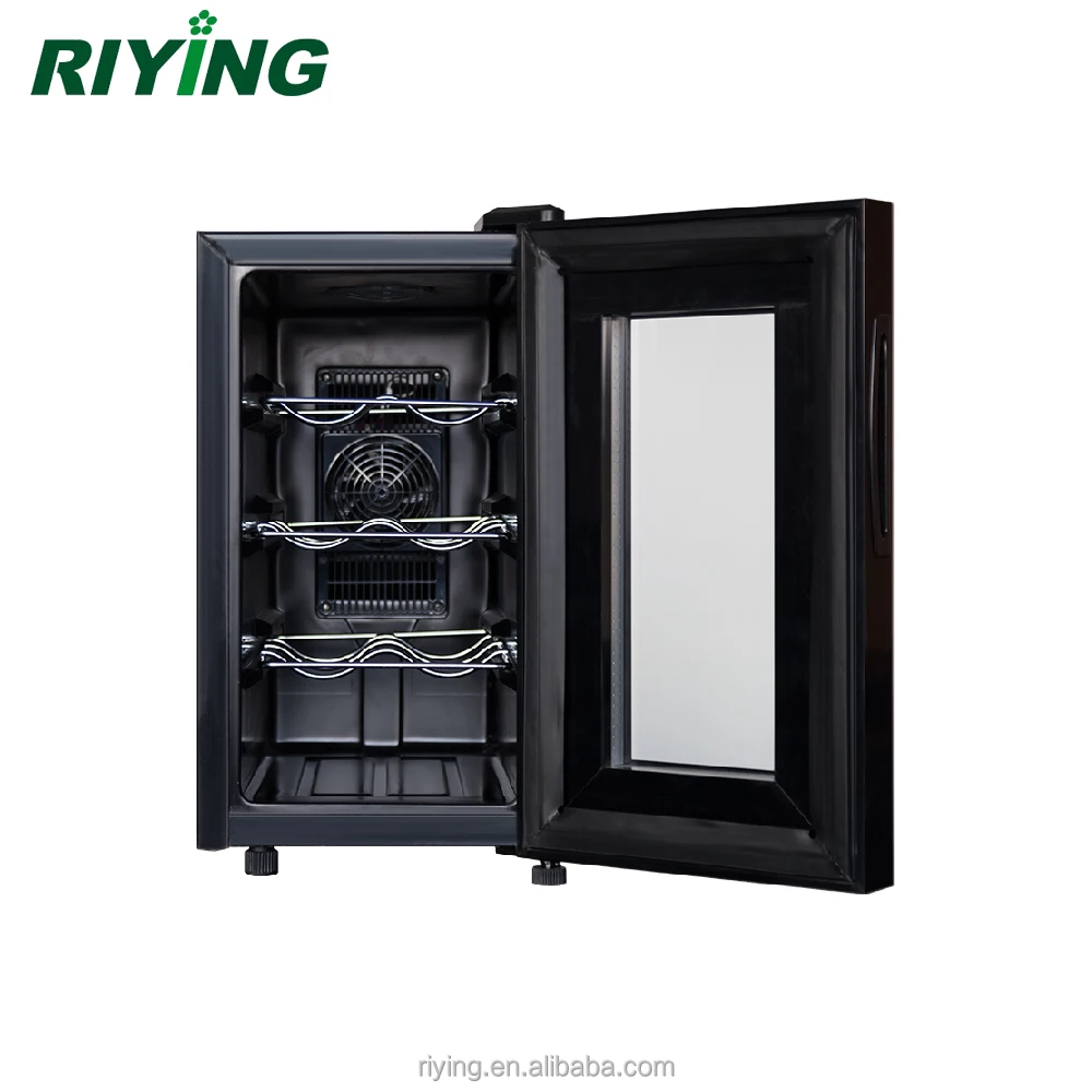 8 Bottles Mini Semiconductor Electric Refrigerator Wine Cooler