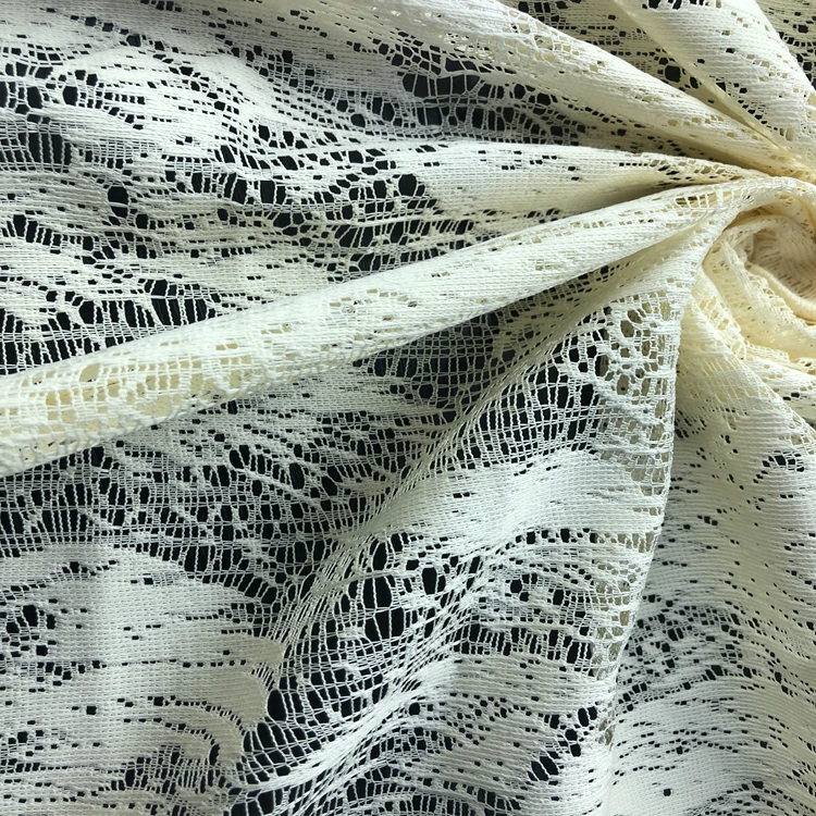 wholesale High Quality Polyester korea lace  curtain fabric