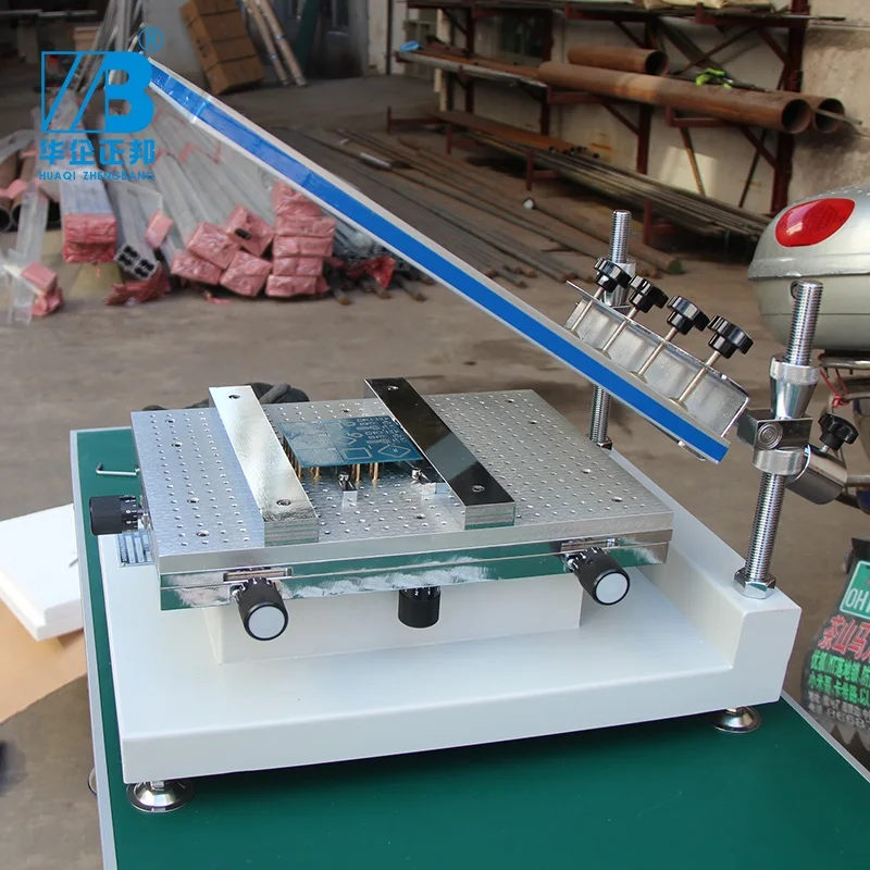 
SMT steel mesh smt screen printing machine High precision Solder Paste Printer ZB3040H 