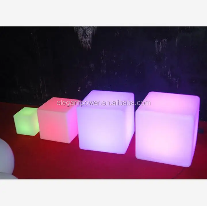 Водонепроницаемый светодиодный куб стул освещение для
