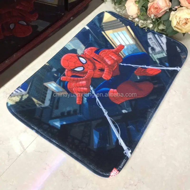 Spiderman Memory Foam Floor Mats For Children