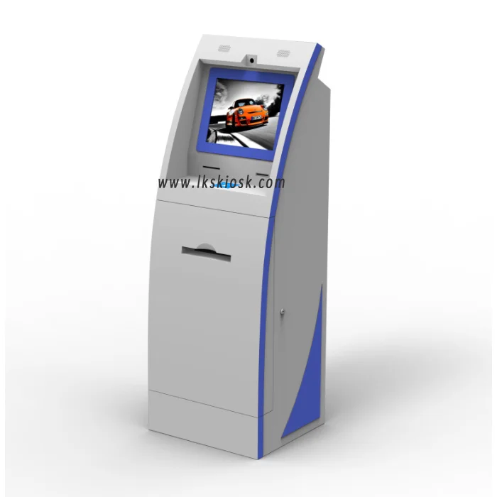 touch screen web kiosk with A4 printer