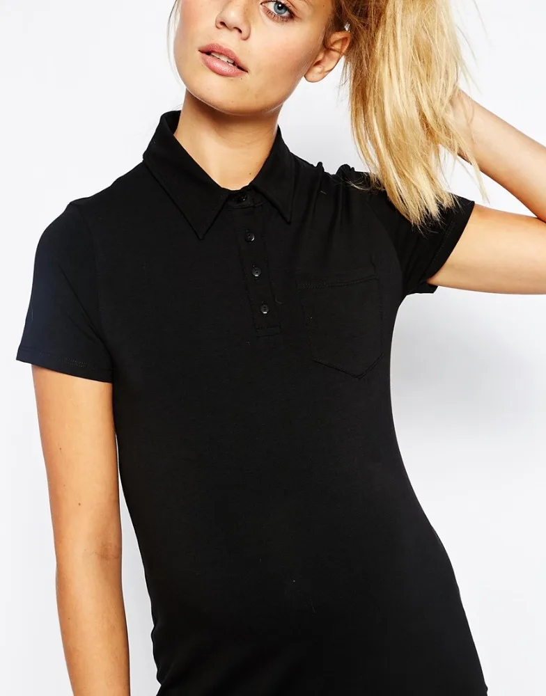 High Quality Maternity Polo Shirt Dress for pregnant woman