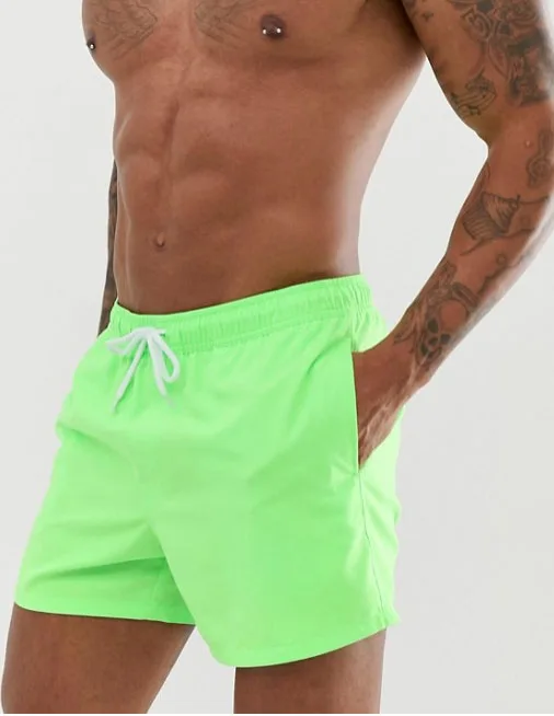 Brand Quality Mens Quick Dry Mens Board Beach Fitness Shorts 100%Polyester Sport Running Gym Custom Design Logo Shorts For Men