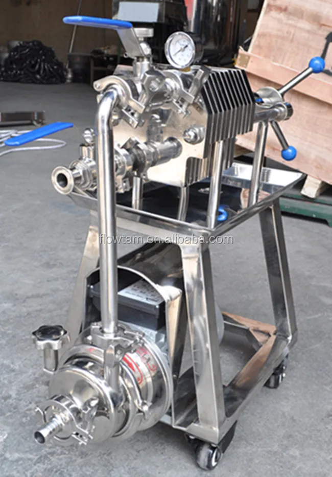 Beer/ wine filter press /plate and frame filter press machine for wine