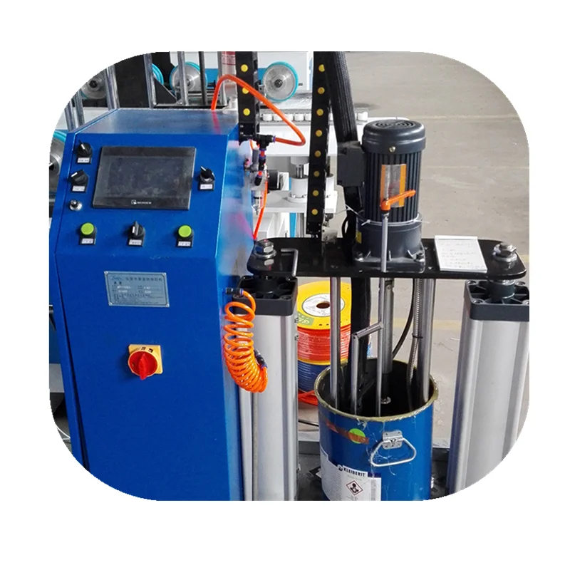 
Woodworking PUR glue profile wrapping machine for solid wood/WPC 