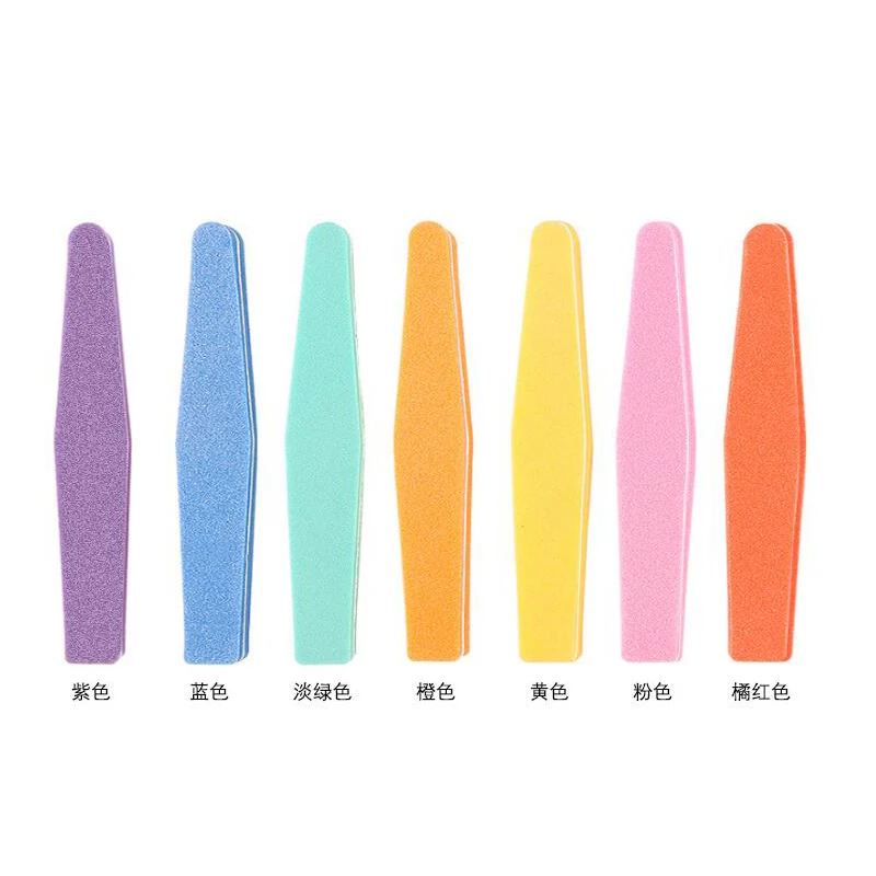 Portable Nail File Tools Wholesale Washable Double Side Sponge Polishing File/sponge Nail File Professional