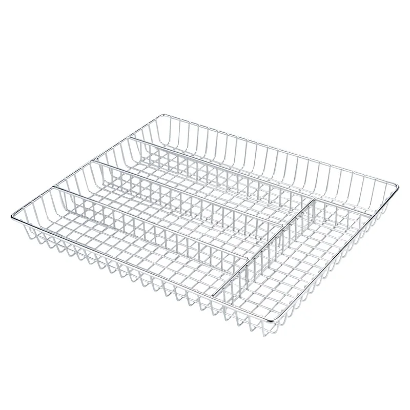 Utensil Organizer Cutlery Tray Collection Appliances Kitchen Drawer Dividers Storage Holder Iron Mesh Cutlery Rack