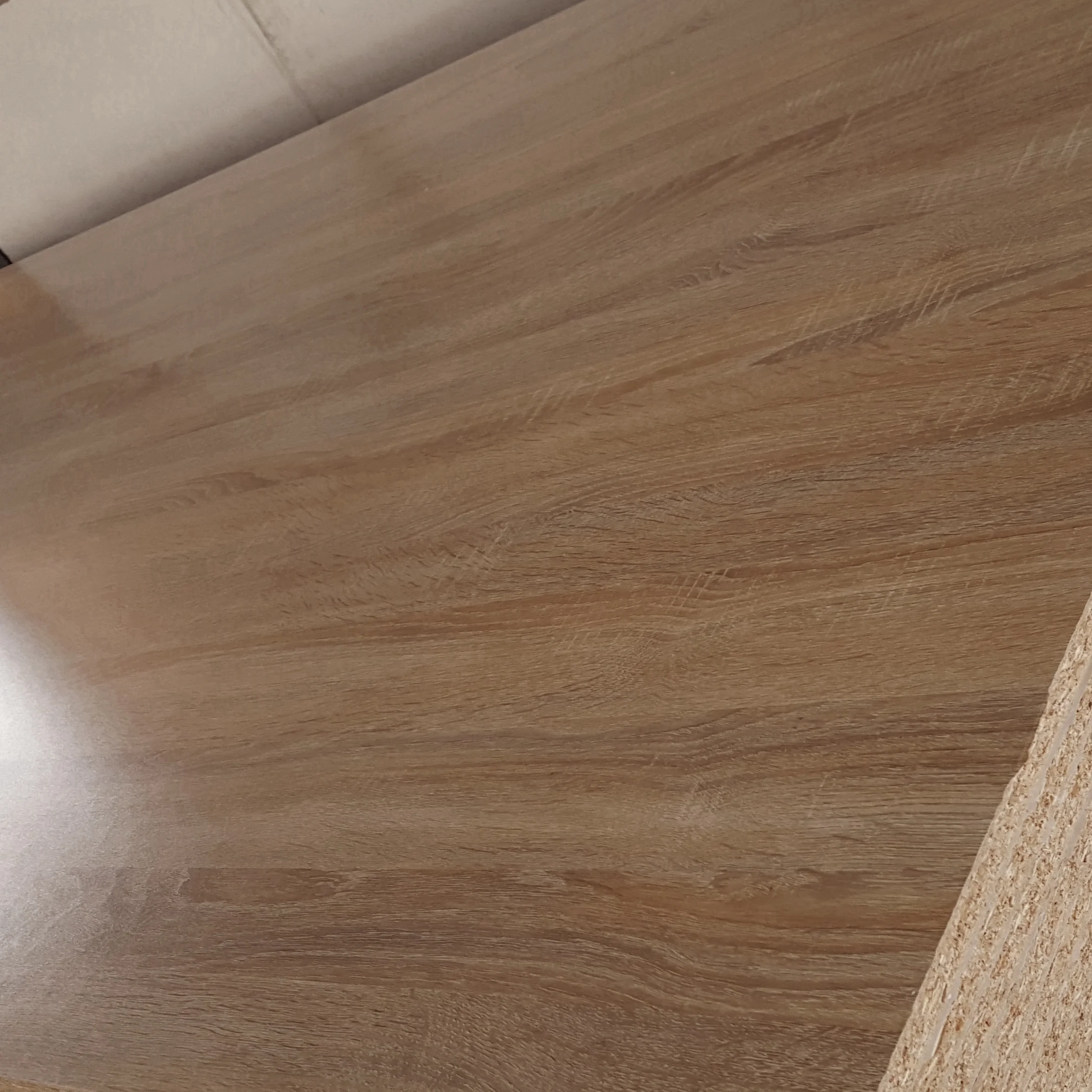 melamine faced chipboard  wood grain cheap 18mm melamine particle board/chipboard sheets for outdoor usage